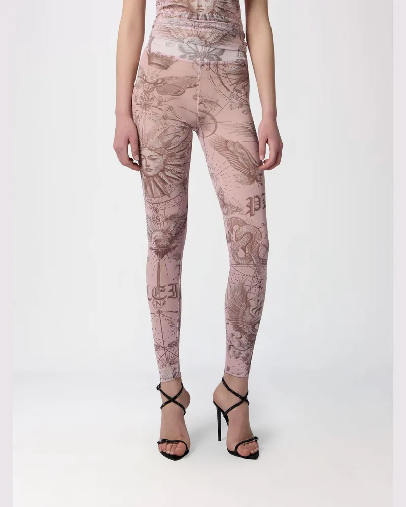 Philipp Plein Hose damen Fuchsia