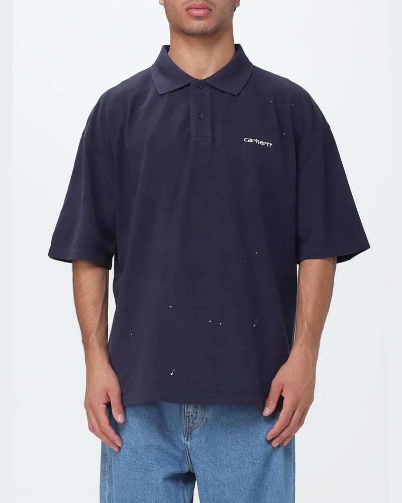 Carhartt WIP Polo herren Navy