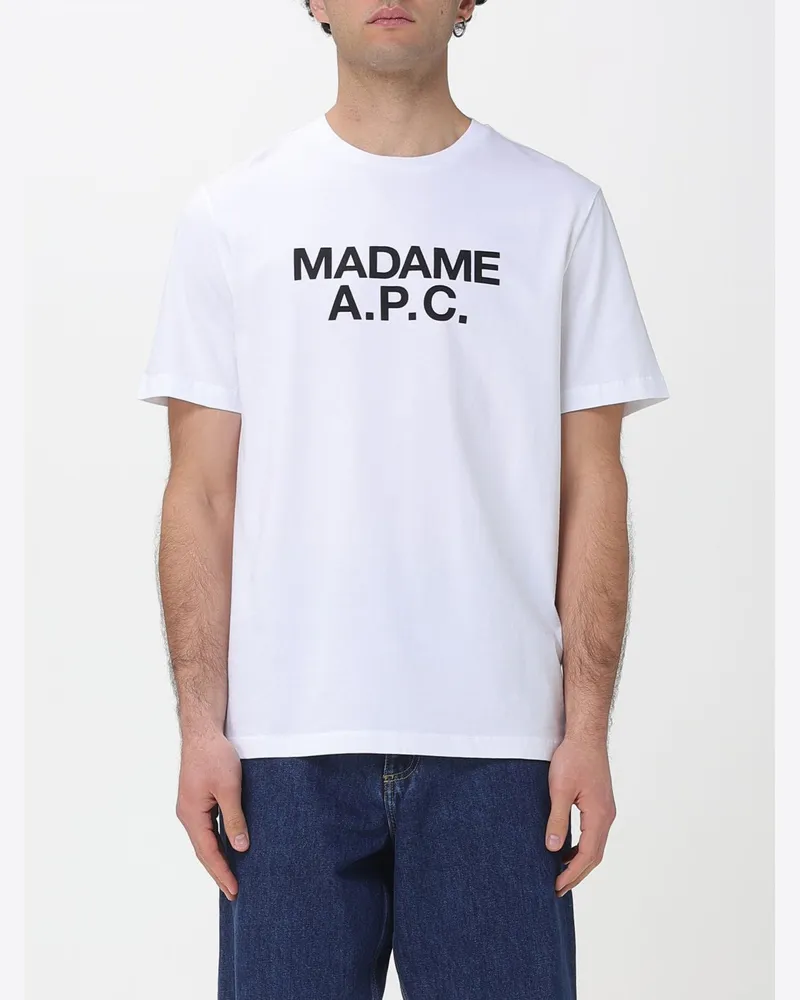 A.P.C. T-shirt herren Weiß