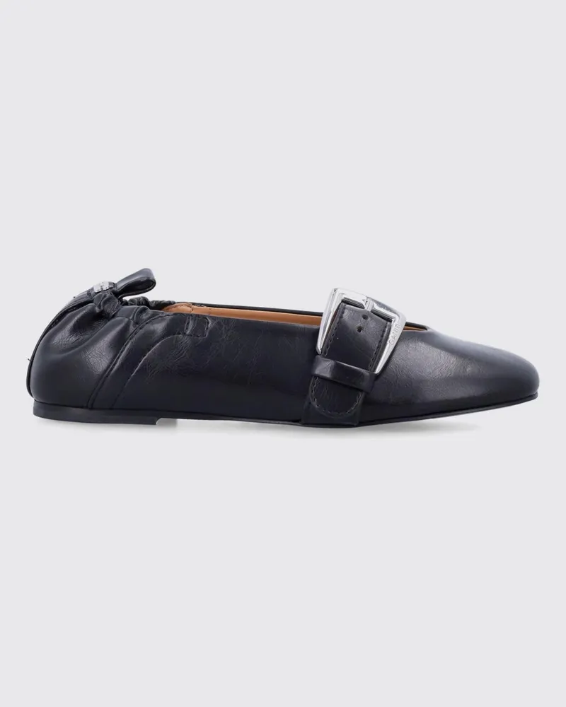 Ganni Flache schuhe damen Schwarz