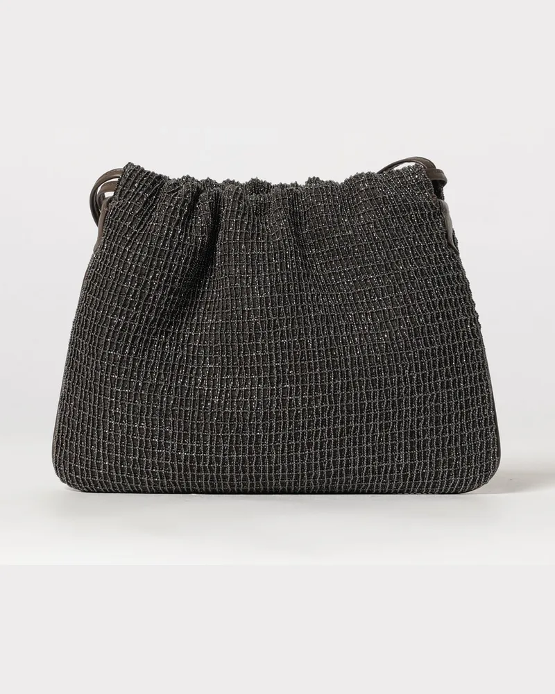 Brunello Cucinelli Schultertasche damen Schwarz