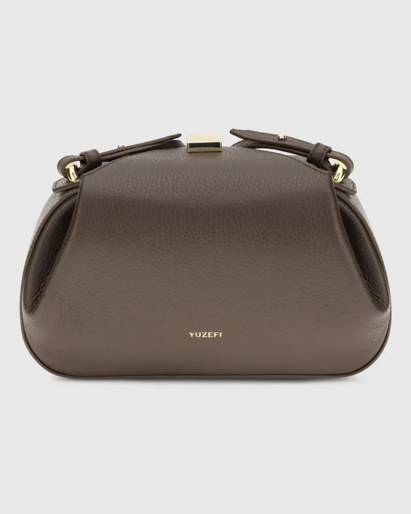 YUZEFI Clutch damen Kaffee