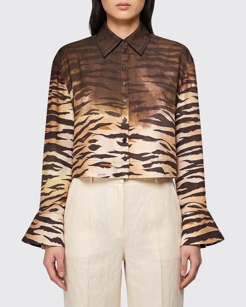 Pinko Hemdbluse damen Braun