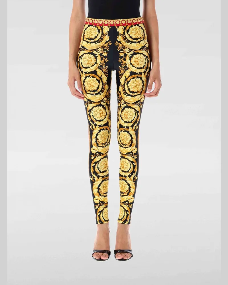 Versace Hose damen Gold