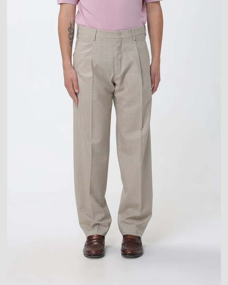 Incotex Maßgeschneiderte Hose aus Schurwolle Beige