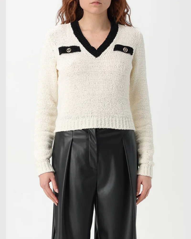Twin-Set Top damen Weiß