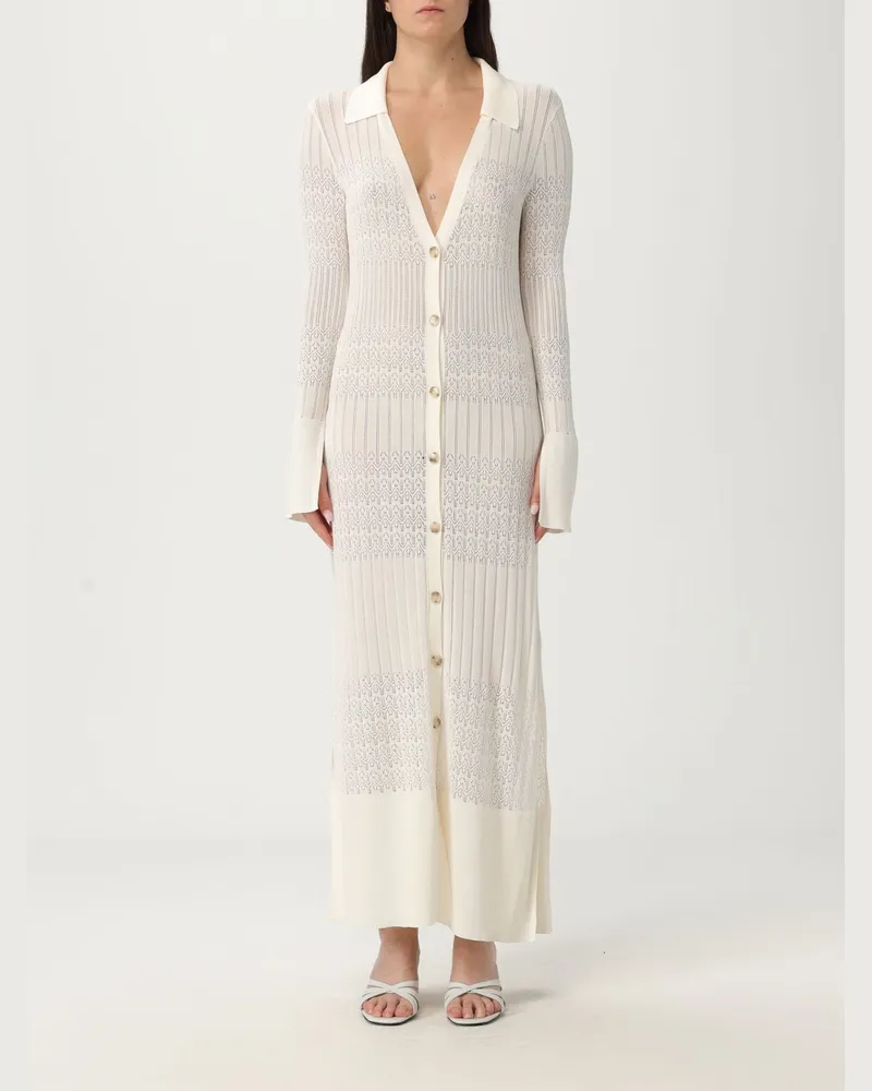 HUGO BOSS Kleider damen Weiß