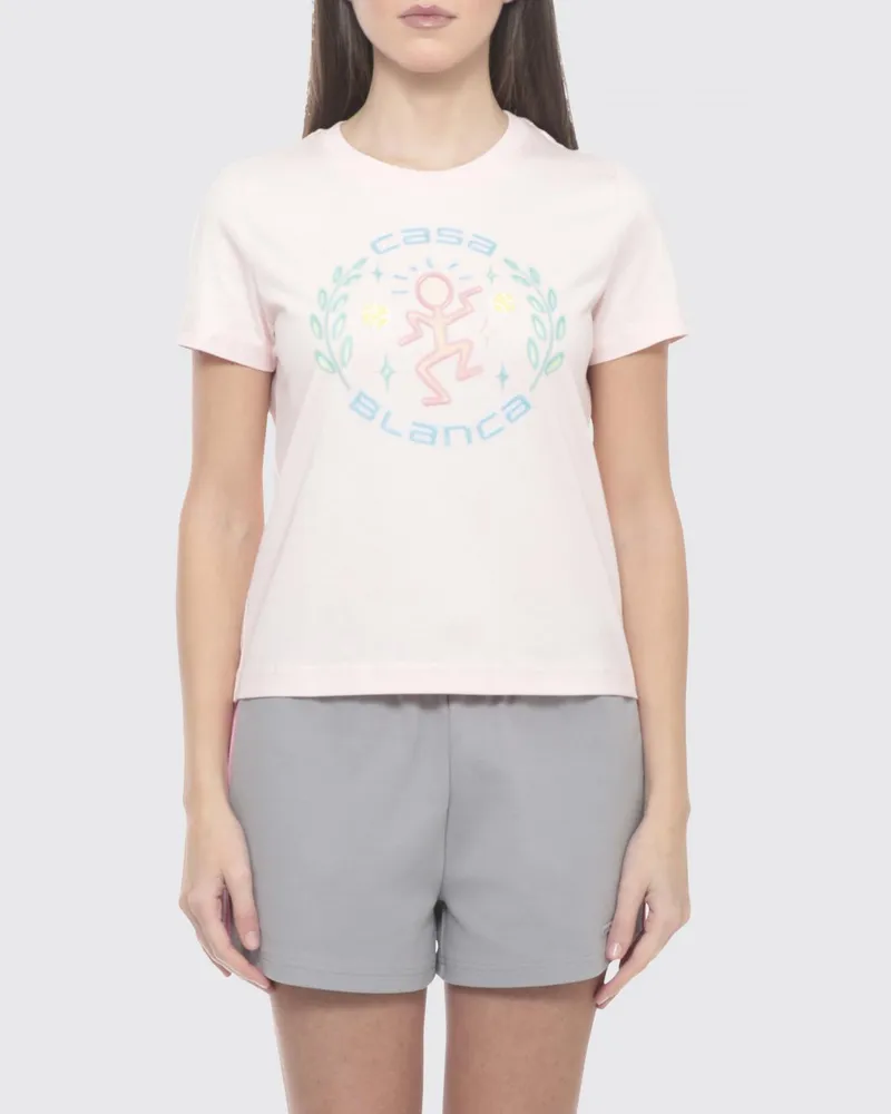 Casablanca Paris T-shirt damen Puder