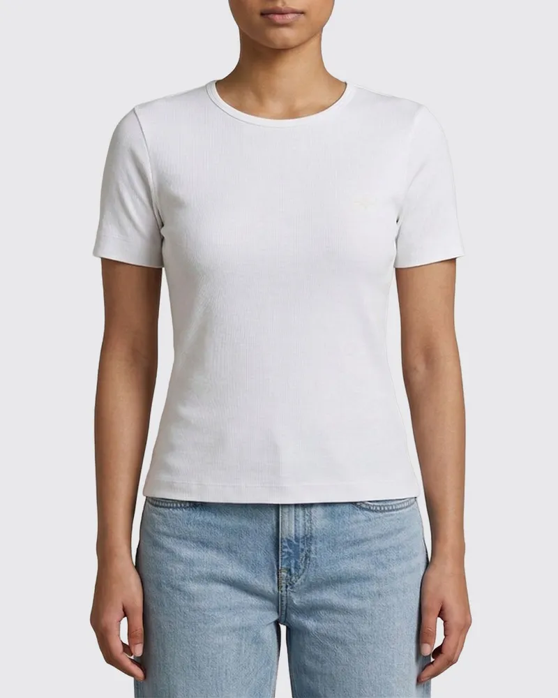 Ganni T-shirt damen Weiß