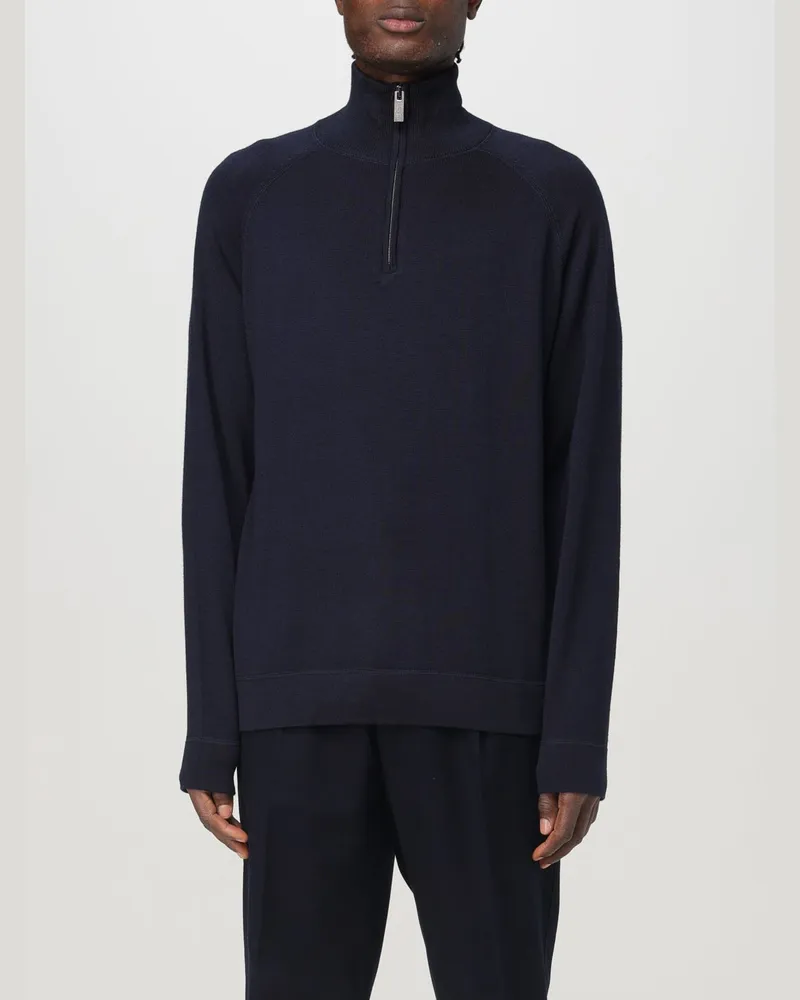 Paolo Pecora Milano Pullover herren Blau