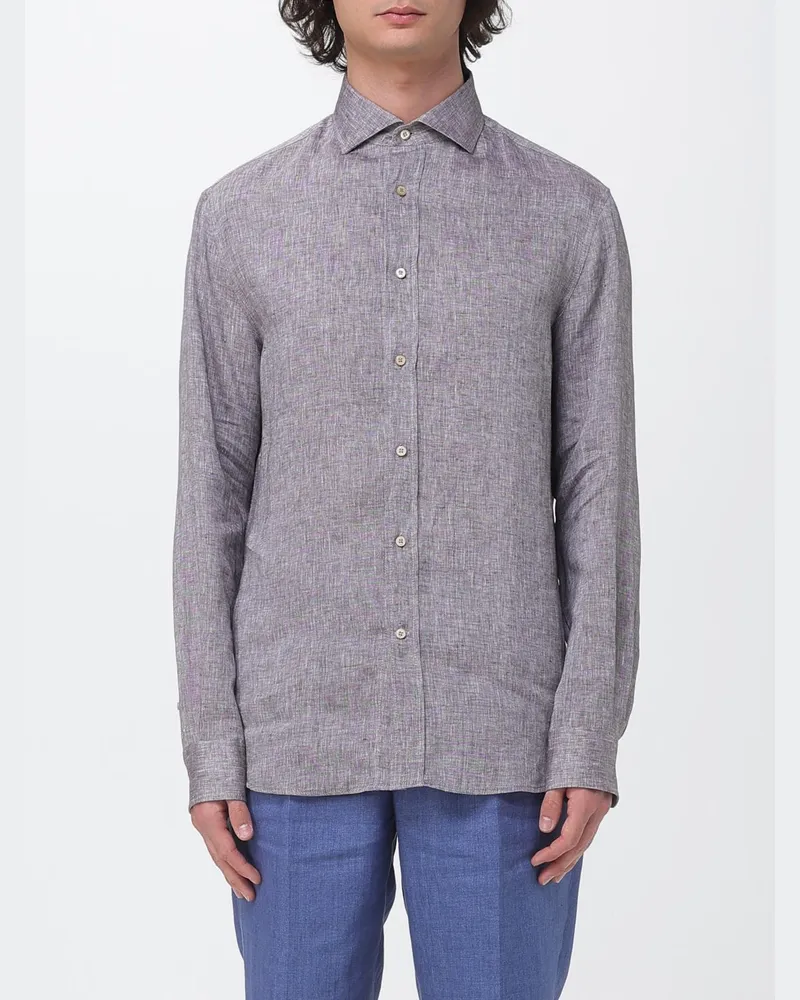 Brunello Cucinelli Hemd herren Braun