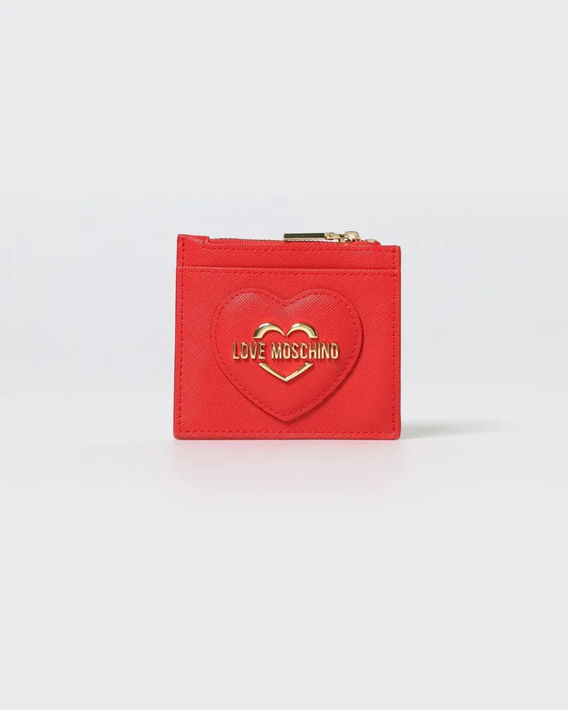 Moschino Geldbeutel damen Rot