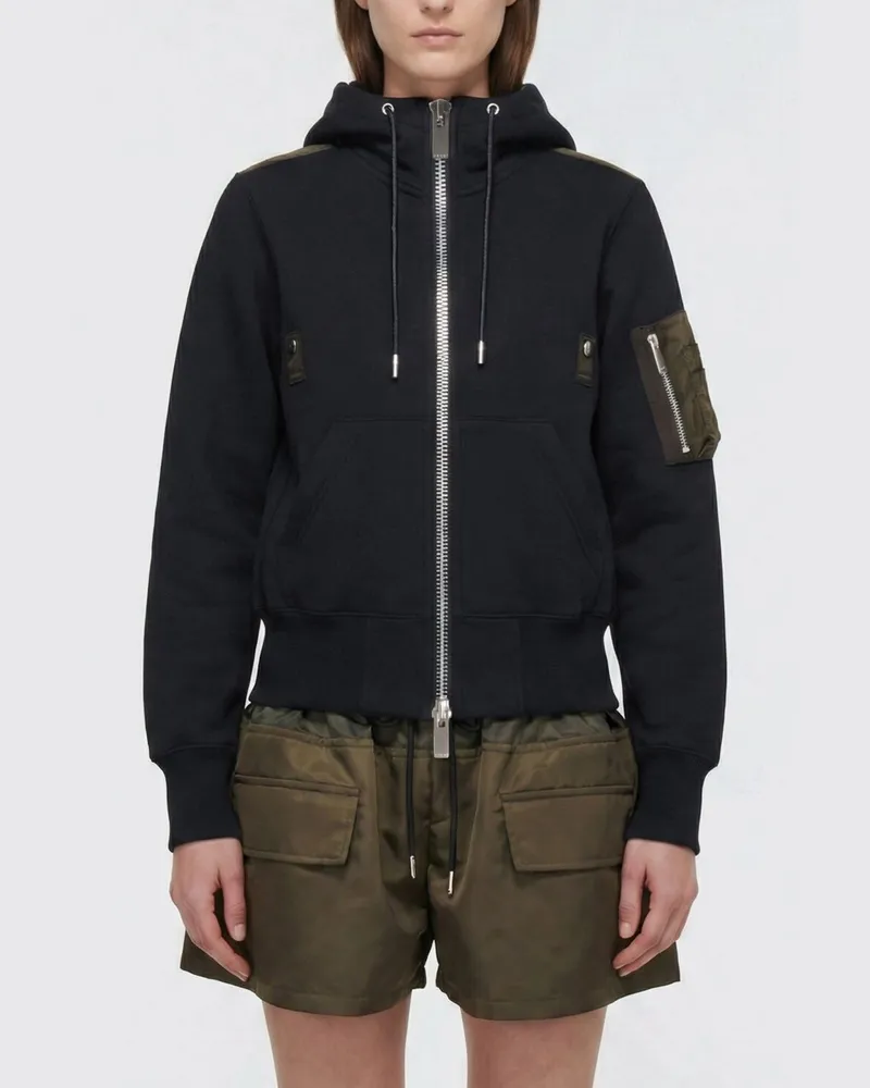 Sacai Sweatshirt damen Navy