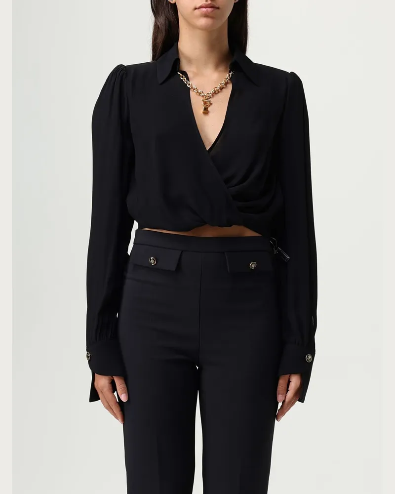 Elisabetta Franchi Hemdbluse damen Schwarz