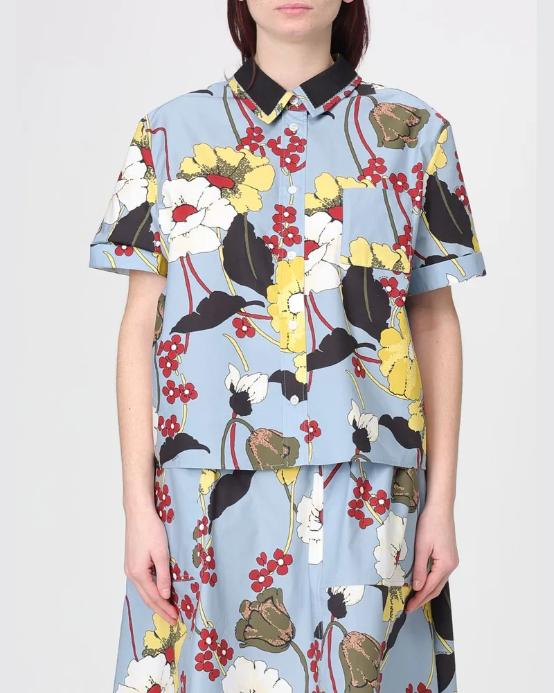 Marni Hemdbluse damen Himmelblau