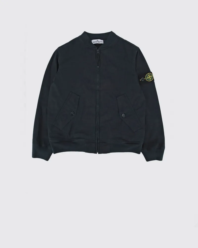 Stone Island Bomberjacke aus Stretch-Baumwolle Navy
