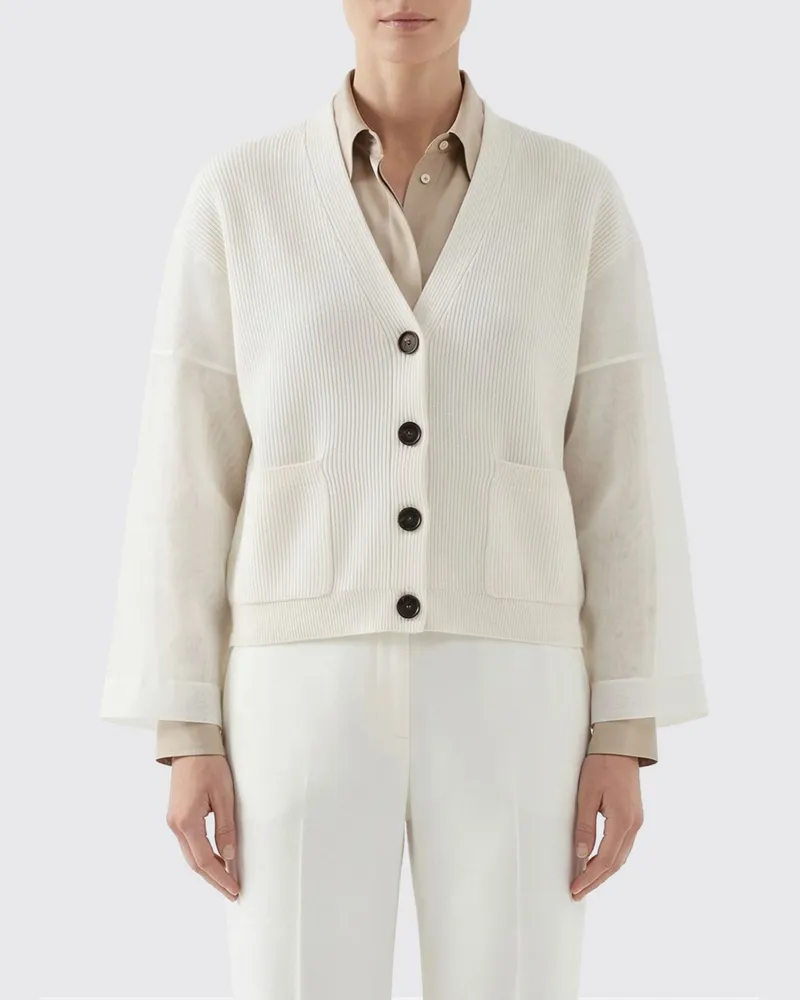 Brunello Cucinelli Pullover damen Weiß