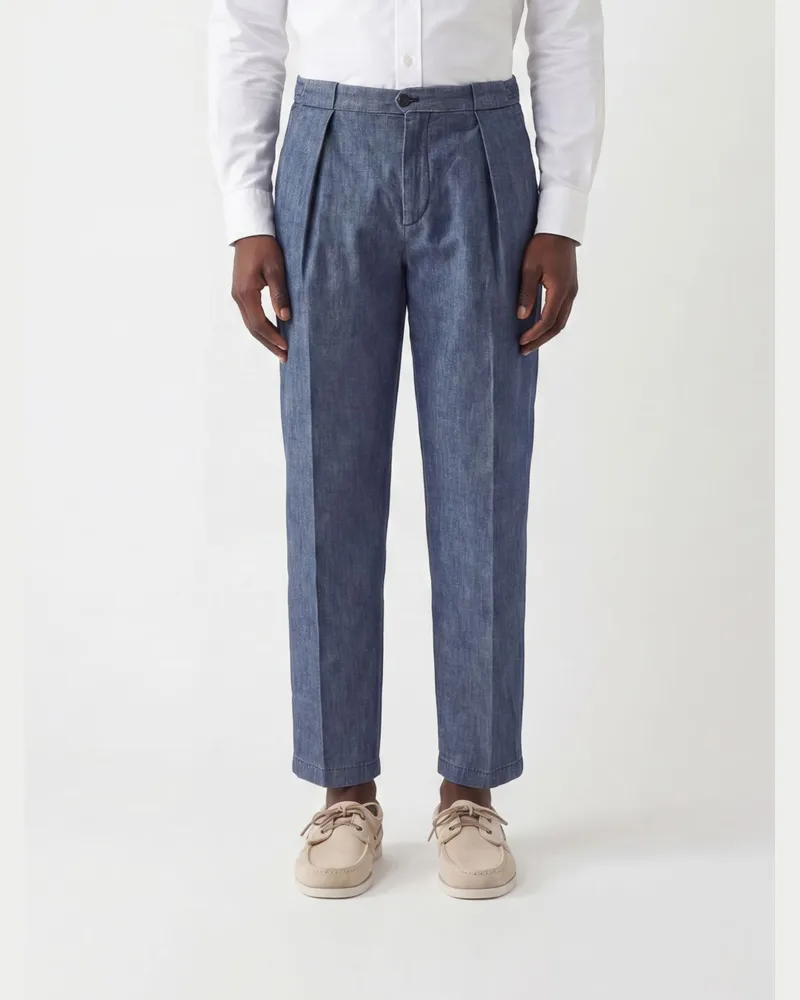 Briglia 1949 Portobello Baumwoll-Chino-Hose Blau