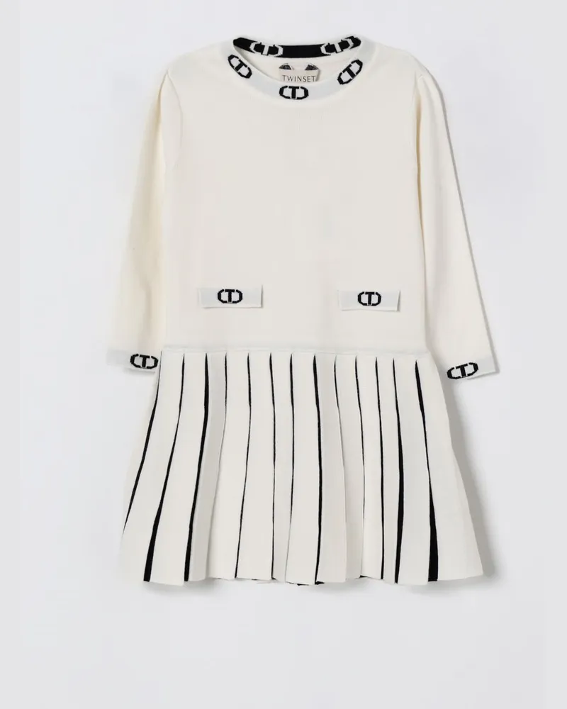 Twin-Set Kleid kinder Weiß