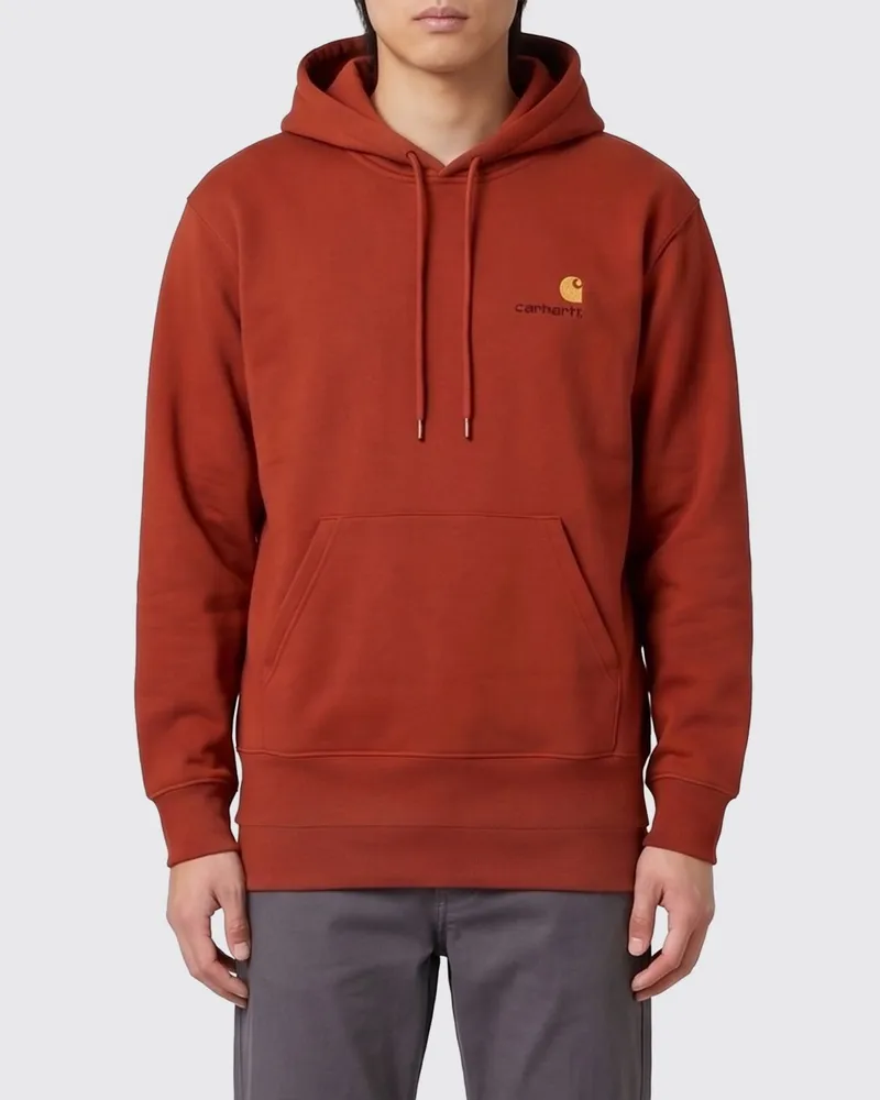 Carhartt WIP Hoodie aus Baumwollmischung Rot