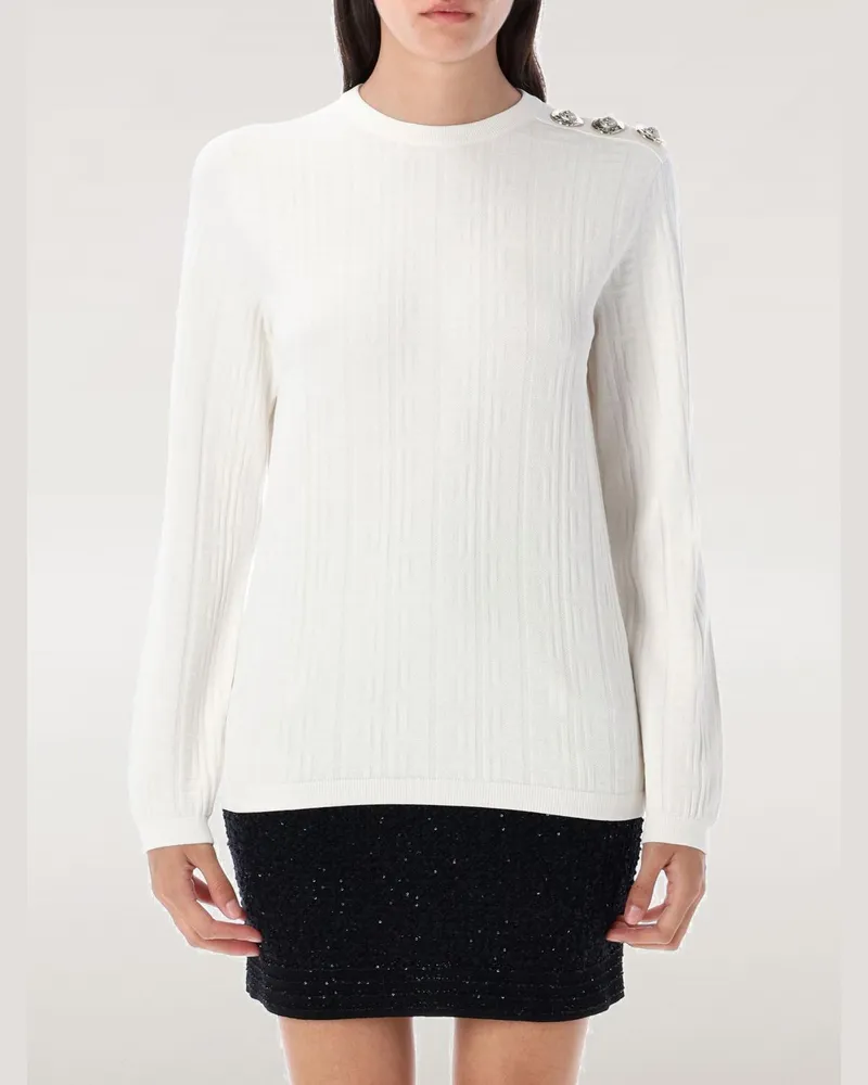 Balmain Pullover damen Ivory