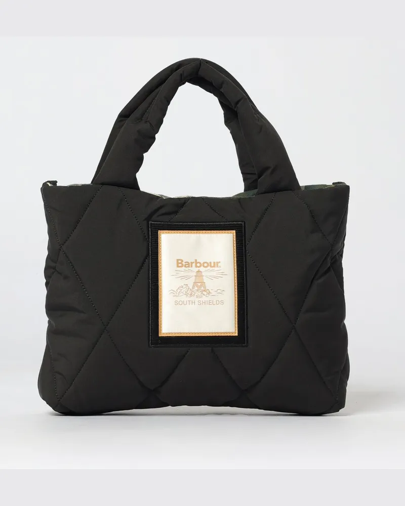 Barbour Schultertasche damen Schwarz