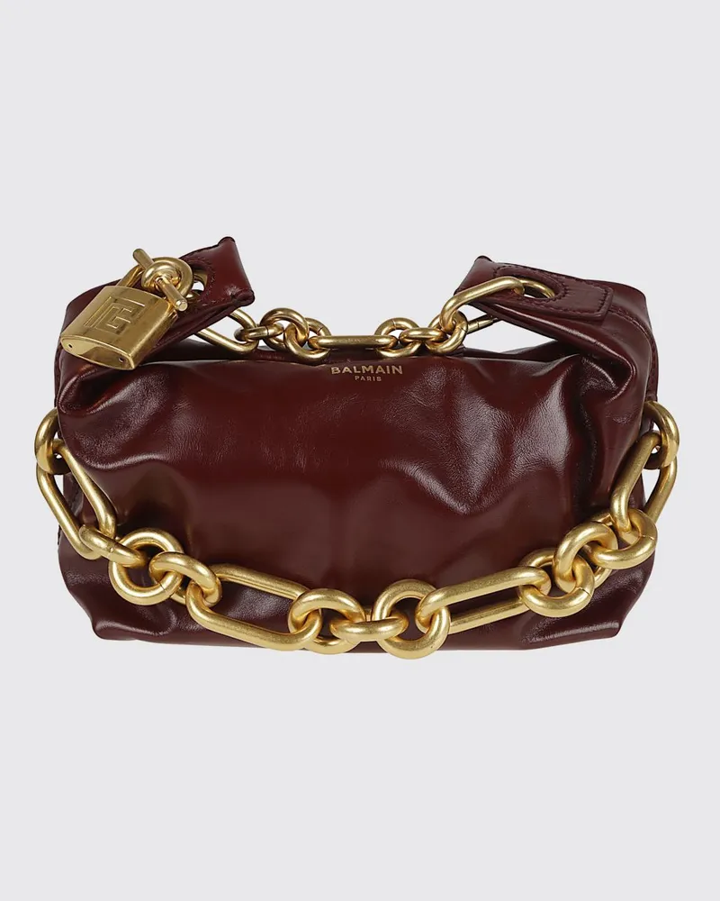 Balmain Schultertasche damen Violett