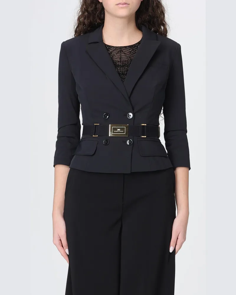 Elisabetta Franchi Jacke damen Schwarz