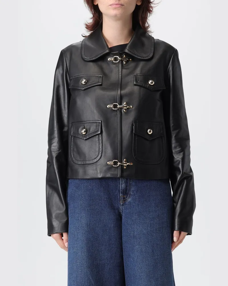 Fay Mantel damen Schwarz