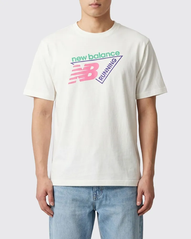 New Balance T-shirt herren Weiß