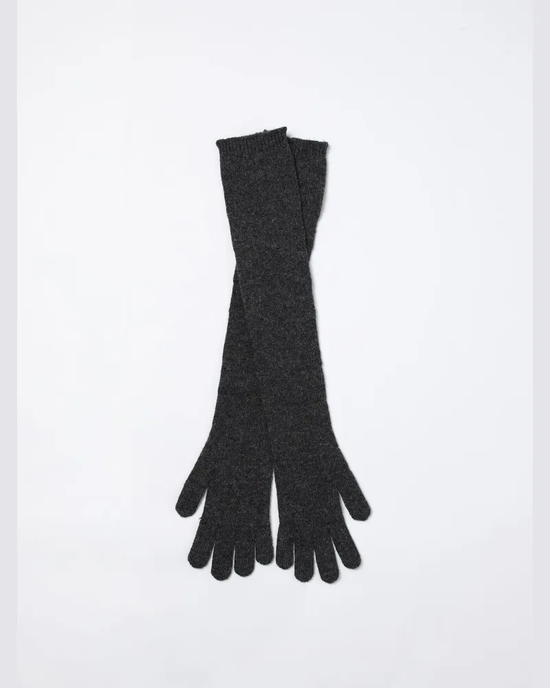 Moschino Handschuhe damen Grau