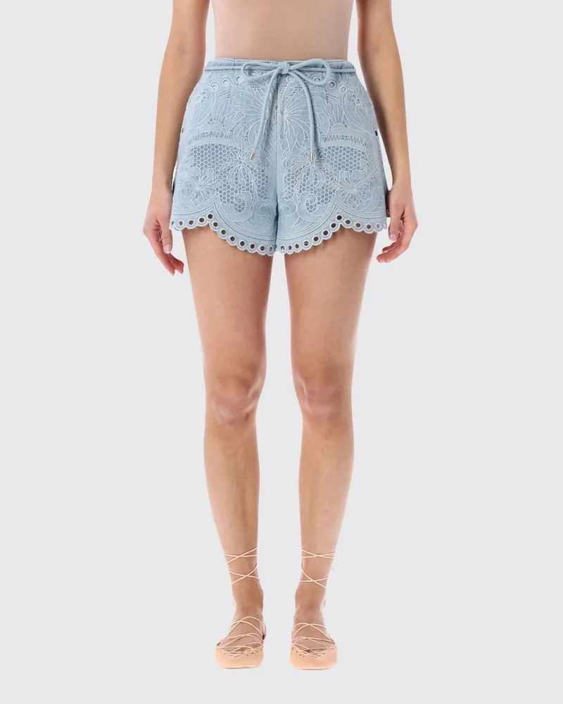 Zimmermann Shorts damen Himmelblau