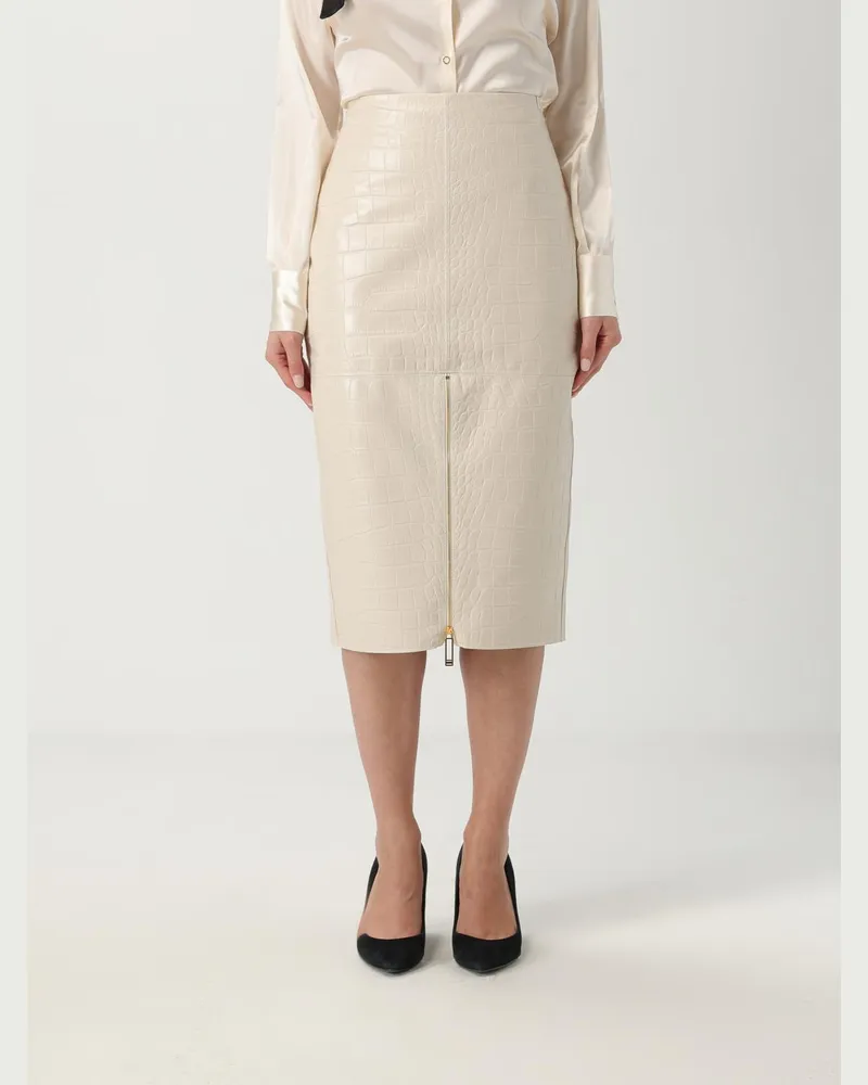 Elisabetta Franchi Rock damen Milch