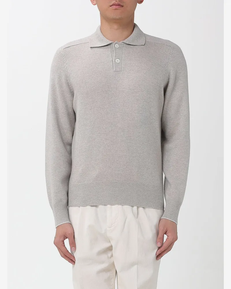 Brunello Cucinelli Polo herren Ecru