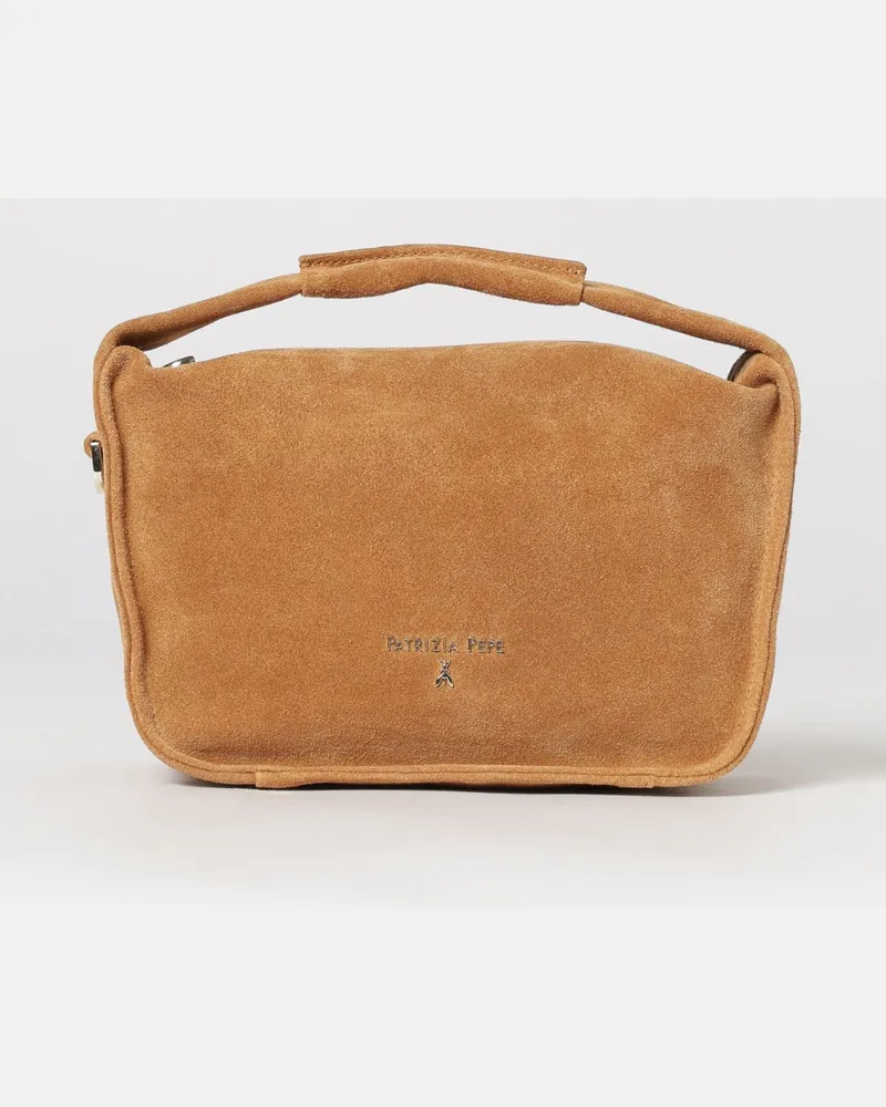 Patrizia Pepe Wildledertasche Braun