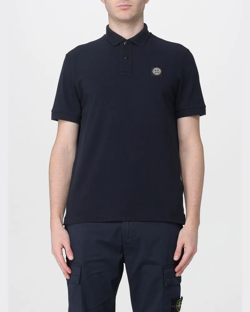 Stone Island Polo herren Blau
