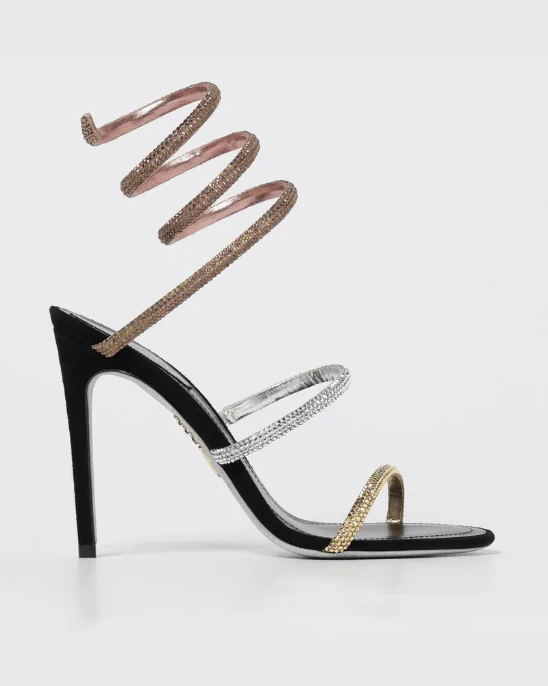 René Caovilla Sandalen mit absatz damen Schwarz