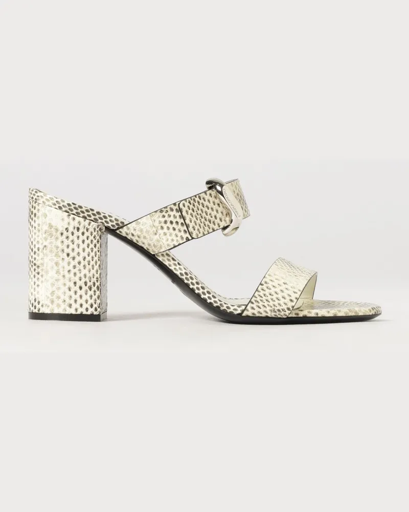 Emporio Armani Sandalen mit absatz damen Grau