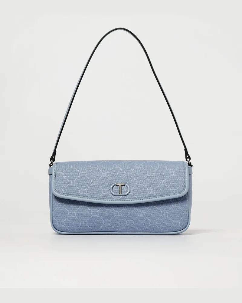 Twin-Set Schultertasche damen Blau