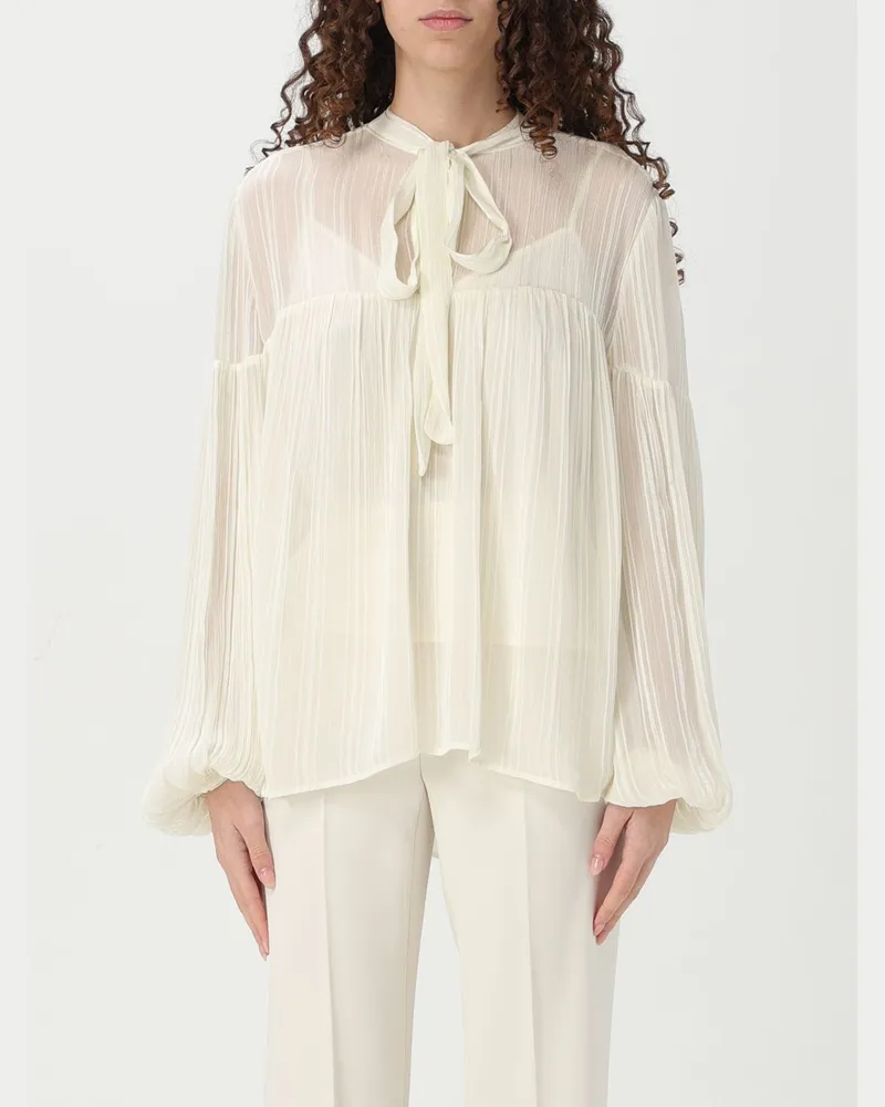 Twin-Set Top damen Weiß