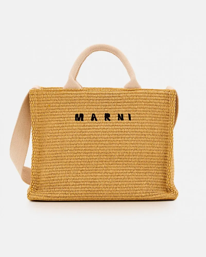 Marni Schultertasche damen Beige