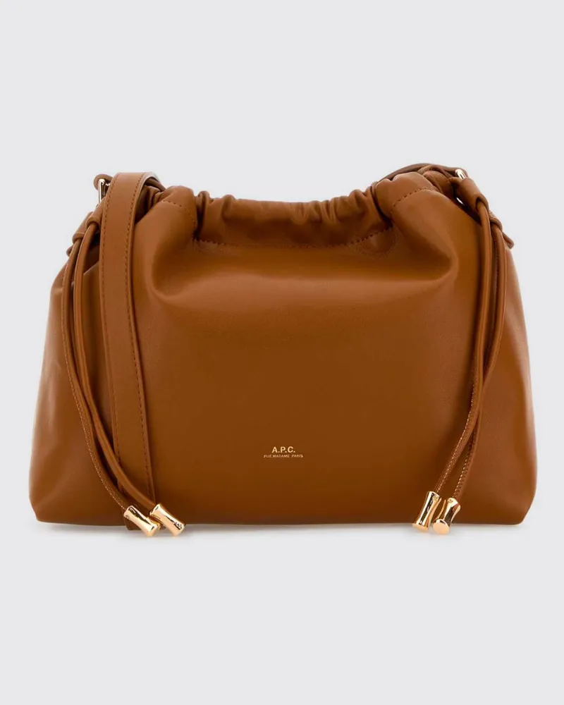 A.P.C. Handtasche damen Camel