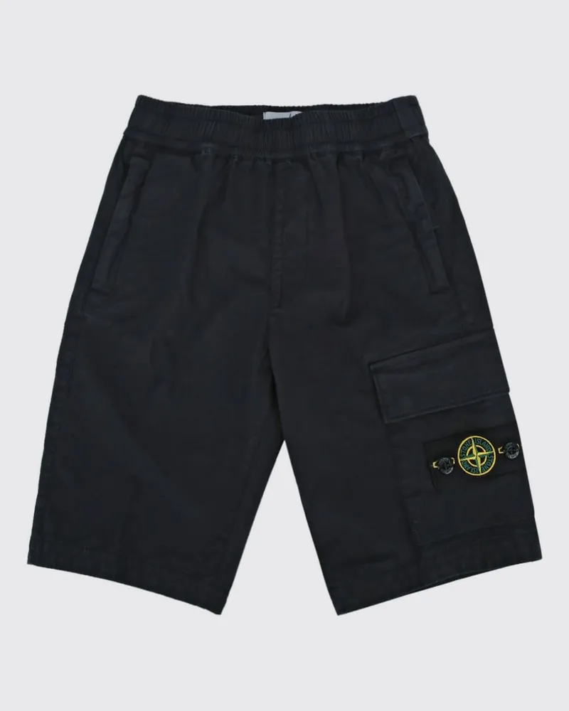 Stone Island Baumwoll-Cargoshorts Blau