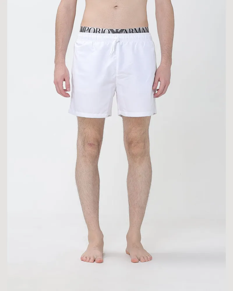 Emporio Armani Bademode herren Weiß