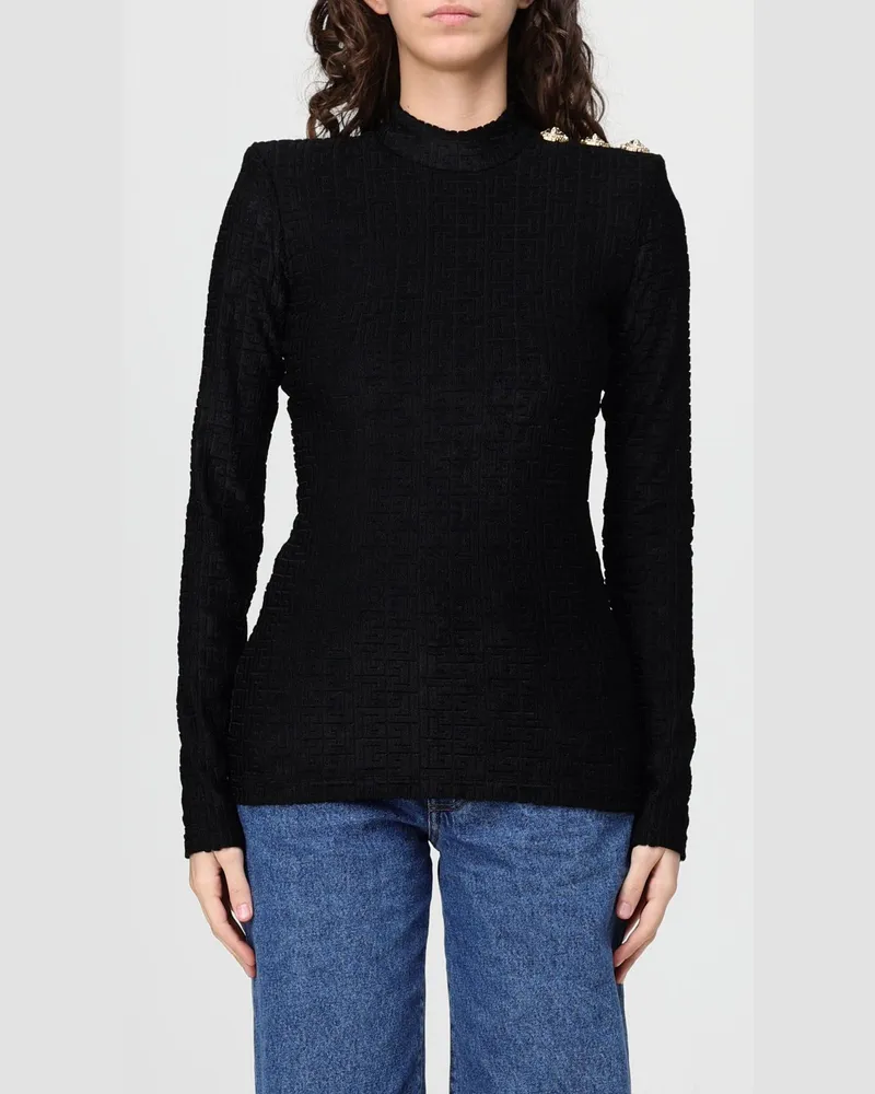 Balmain Top damen Schwarz