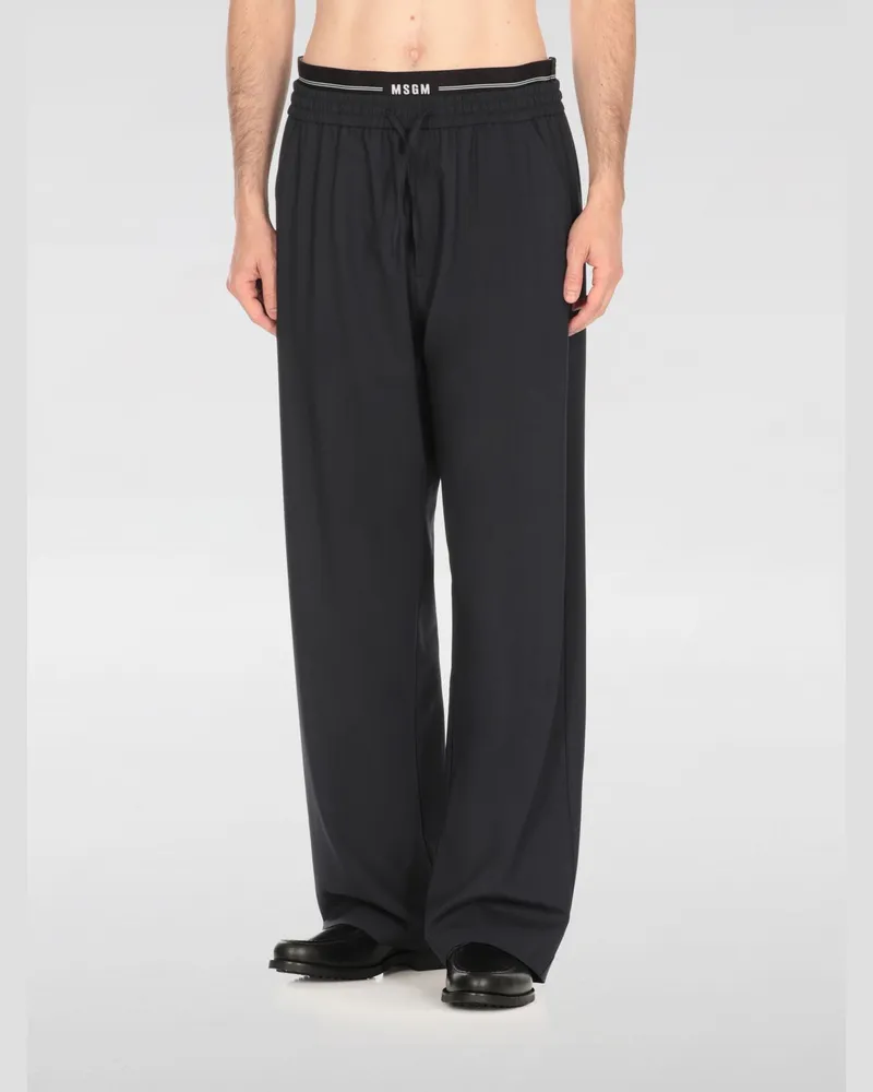 MSGM Hose herren Blau