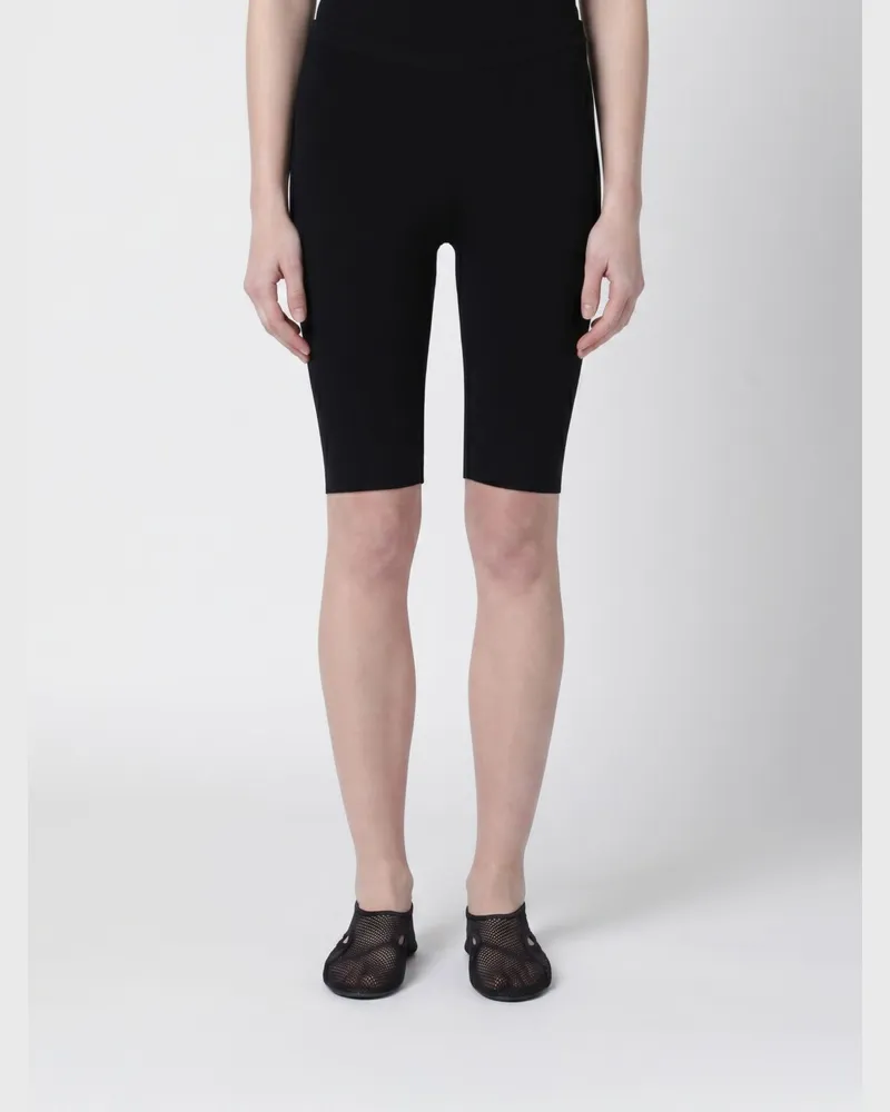 Entire Studios Radlerhose aus Stretch-Viskose Schwarz