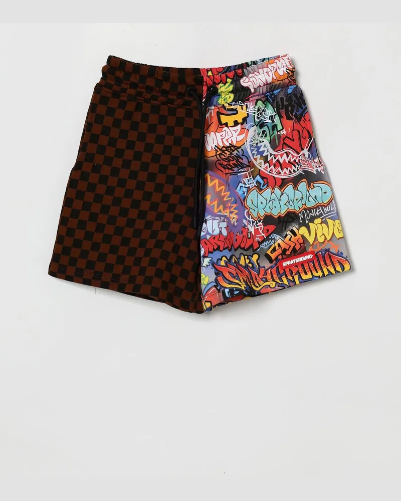 Sprayground Shorts kinder Braun