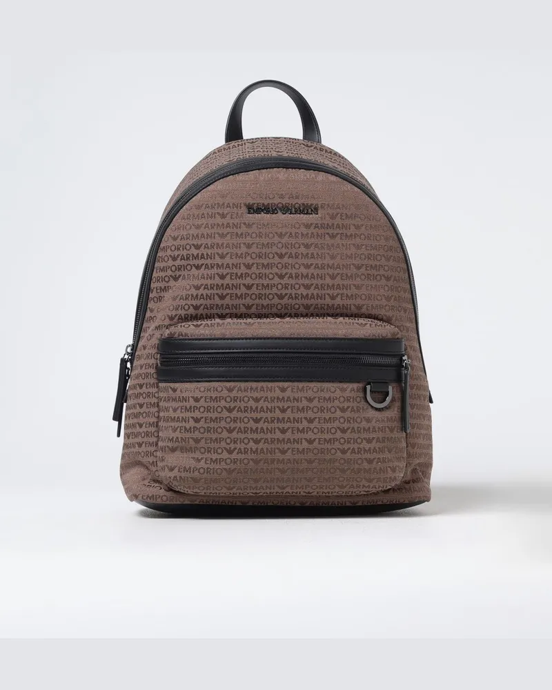 Emporio Armani Rucksack herren Braun