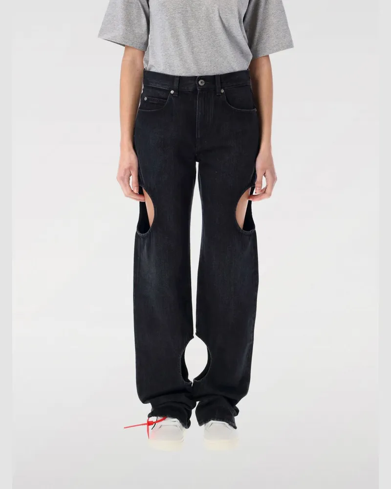 OFF-WHITE Jeans damen Schwarz